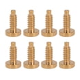 thumbnail image 1 of Tornillo Para Caja De Reloj, Acero Inoxidable, 8 Piezas, A Prueba De Herrumbre, 3,3 Mm De Longitud, Tornillo Para Tapa Trasera De Reloj Para Reparación De Relojes ANGGREK Oro, 1 of 8