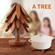 thumbnail image 2 of Wooden Coasters for Hot Dishes, Wood Shaped Coaster Set, Hot Dishes Coasters with Wood Shaped Foldable Heat Pad, 2 of 5