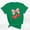 Green, variant on Rezuofi 1 Pcs Women's Graphic Vintage Tees Cherry Bow Letter Print Round Neck T Shirt Casual Summer Short Sleeve Trendy Tops