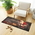 thumbnail image 2 of GZHJMY Christmas Santa Claus Area Rug, Anti Fatigue Large Floor Mat, Soft Washable Plush Carpet with Non-Slip Rubber Back for Entryway, Bedroom, Sink, Kitchen, Bathroom, 39 x 20 Inch Carpet Runner, 2 of 7