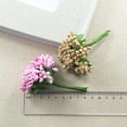 thumbnail image 3 of A Bunch of 12pcs Artificial Flower Stamens Pistils for DIY Wedding Flower Balls 8.5cm , White, 3 of 9