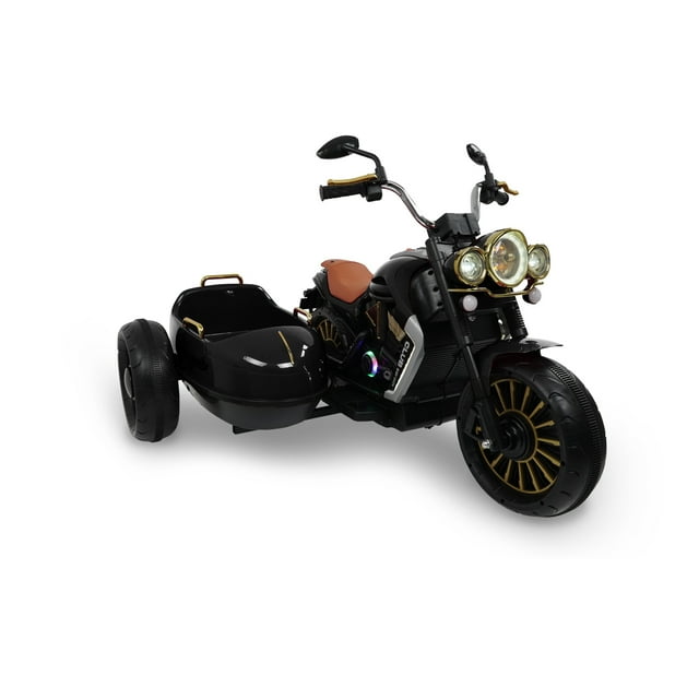 Montable eléctrico Baby Gaon Moto Chopper Negro