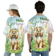 thumbnail image 5 of Cocker Spaniel Hello Spring Time Flower Floral Nature All Over Print 3D Baseball Shirt Cockers Dog Lover Gifts Softball Sport - 02031, 5 of 6