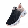 thumbnail image 3 of Women's Running Shoes Lightweight Tennis Athletic Gym Walking Sneakers BlackOrange Size 9.5, 3 of 5