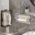 thumbnail image 5 of Self-Contained Suction Cup Wall Organizer, Multifunctional Glacier Pattern Tissue Box, Ins Style, 5 of 5