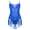 Royal Blue, variant on Kids Girls Latin Jazz Dance Dress Shiny Sequins Tassel Mesh Ballroom Tango Dance Leotards Red 10