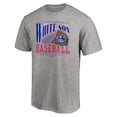 thumbnail image 2 of Men's Heather Gray Chicago White Sox Cooperstown Collection Winning Time T-Shirt, 2 of 3