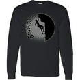 thumbnail image 3 of Inktastic Rock Climbing Silhouette Long Sleeve T-Shirt, 3 of 5