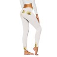 thumbnail image 1 of Gibobby Leggings Translúcido Mujer Pantalones yoga deportivos cintura alta ajustados moda casual para mujer Leggings estampados Festival（Blanco， XL), 1 of 4