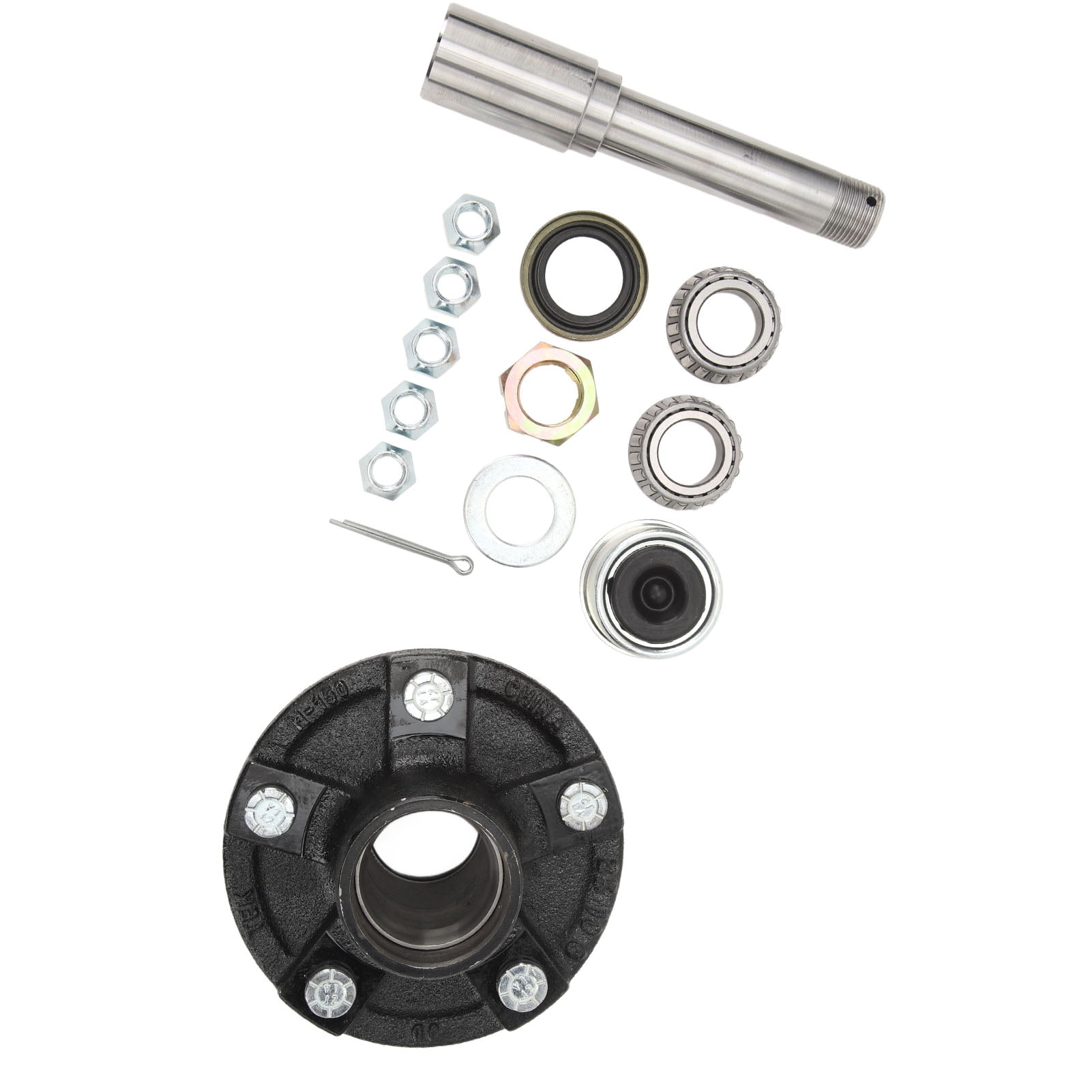 Kit Bujes Remolque 2000 Lbs - 5 Pernos 4.5 Para Eje Recto De 1 Pulgada