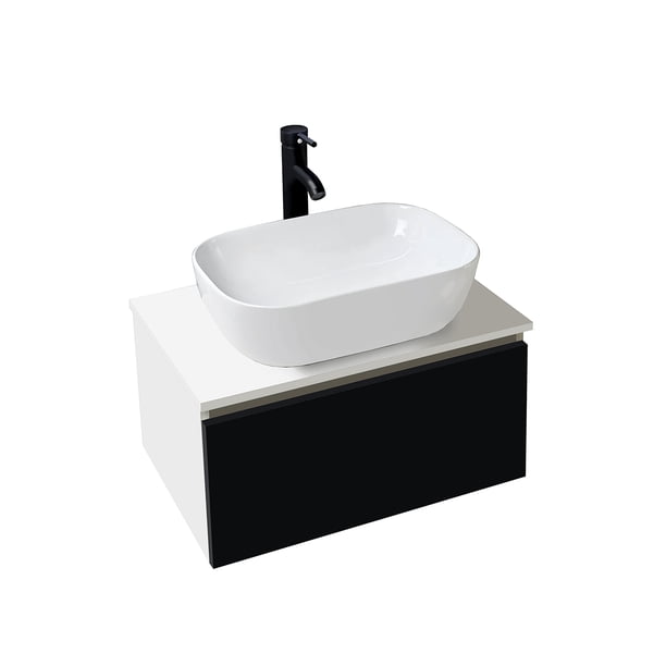 Esatto Mueble moderno flotante para baño con luz Antara