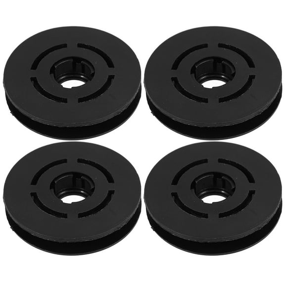 Car Floor Mat Clips with ABS Construction Black Anti-Slip Design for Secure Fit 4pcs