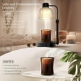 thumbnail image 3 of Candle Warmer Lamp with Timer Dimmable, Birthday Gifts for Women Mom, House Warming Gifts New Home Decor, Wax Melt Warmer for Jar Candles with 2 Bulbs, 3 of 6