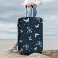 thumbnail image 7 of Gukieu Beautiful Butterflies Print Suitcase Protective Cover, Elastic Zipper Buckle Suitcase Protective Cover, Suitable for Travel, Business Trip-Small, 7 of 7