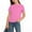 Hot Pink, variant on Cethrio Girls Cotton T-shirts, Casual Crew Neck Short Sleeve Soft Summer Tees Tops Pink Size 14-16