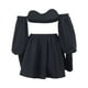 thumbnail image 5 of Falda Top corto de mujer + Mini falda Conjuntos de falda corta de verano Ropa de club de moda (Negro S) Kuymtek Negro T S para Mujer, 5 of 9