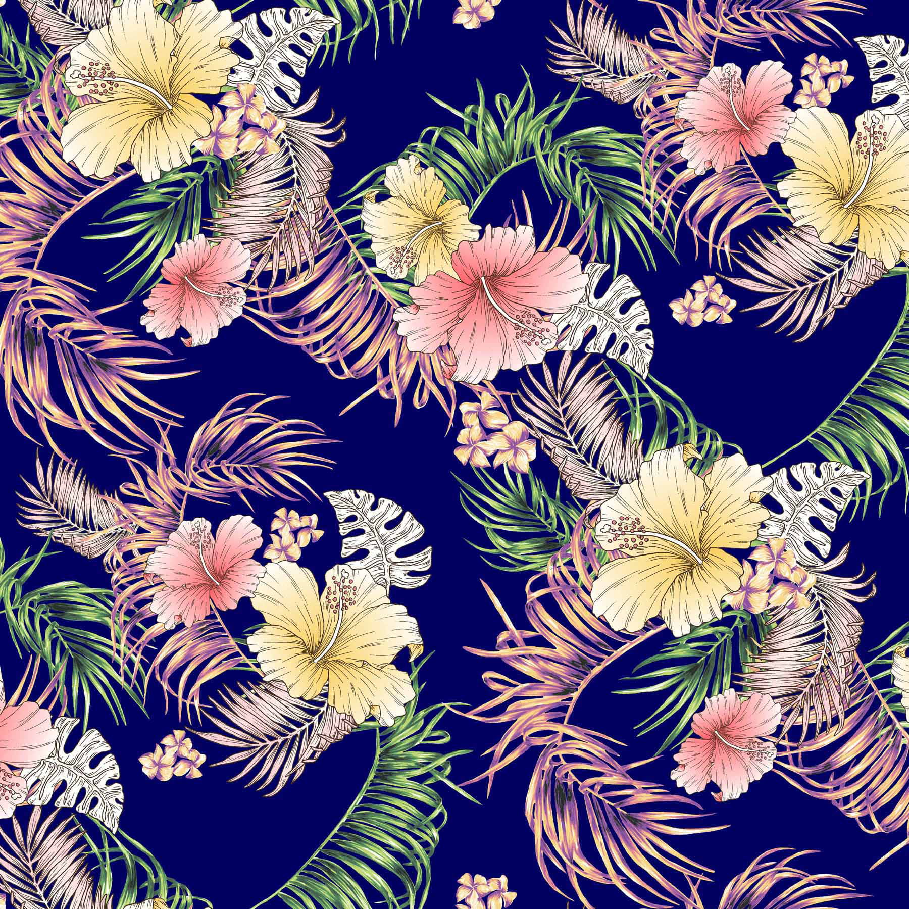 Violet Flower Print Fabric : Pin On My Wedding | Bodksawasusa