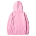 thumbnail image 5 of Qwertyu Hoodies for Men Pullover Oversized Long Sleeve Hooded Sweatshirts Big and Tall Fall Sweatshirt with Pocket Pink 2XL, 5 of 5