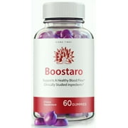 Boostaro Male Vitality Gummies for Advanced Blood Flow Support 60 Count