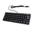 thumbnail image 1 of Membrane Mechanical Keyboard, N Key Rollover RGB Computer Keyboard Contour Keycaps USB Wired  for Working, 1 of 7