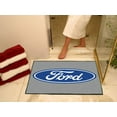 thumbnail image 1 of Sports Licensing Solutions, LLC 16104 Ford Ovale Tapis Étoiles 33,75"x42.5" - Gris, 1 of 2
