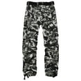 thumbnail image 2 of Men's Relaxed Fit Camo Cotton Cargo Pants with Multi Pockets Outdoor Causal Work Pants 36, 2 of 6