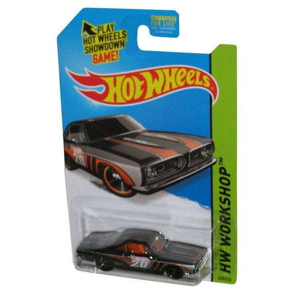 Hot Wheels HW Workshop (2013) Black '68 Plymouth Barracuda Formula S Toy Car 239/250