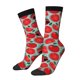 thumbnail image 1 of Balery Cute Tomato Calcetas Largas con Estampado para Hombre y Mujer – Suaves y Transpirables, Talla Única (US 5-11), 1 of 6