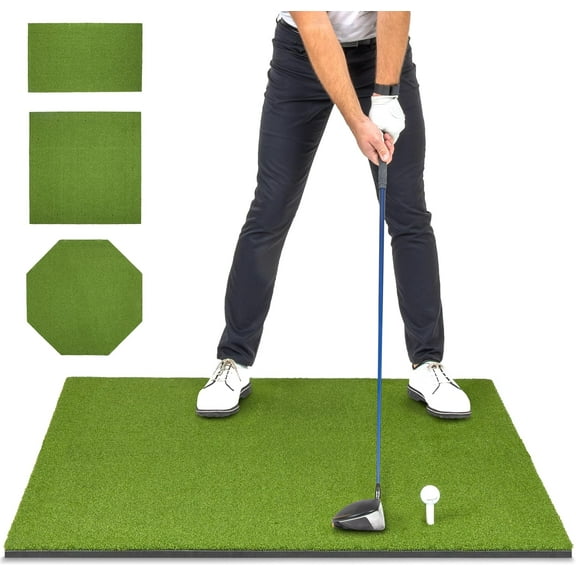 Elite Golf Hitting Mats for Indoor/Outdoor Practice – Choose Size – Turf Driving Range Mats for Golf Simulators and Practice
