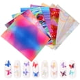 thumbnail image 2 of 24 Sheets Nail Sticker Fashion Butterfly Pattern Nail Art Decal Manicure Sticker, 2 of 10
