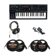 Arturia MiniFreak 37-Key Hybrid Synthesizer with Headphones, Pedal, and Cables