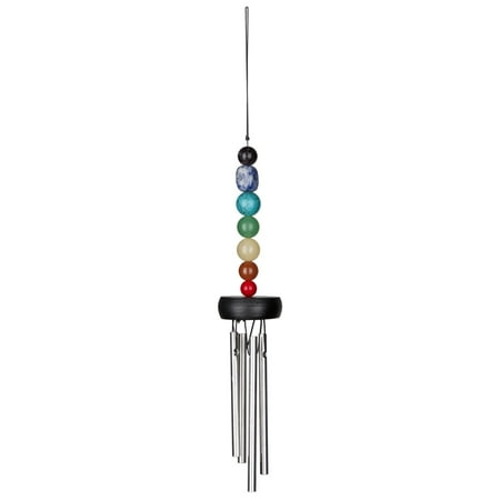 Woodstock Windchimes Woodstock Pocket Chakra Chime, Wind Chimes For Outside, Wind Chimes For Garden, Patio, and Outdoor Décor, 11"L