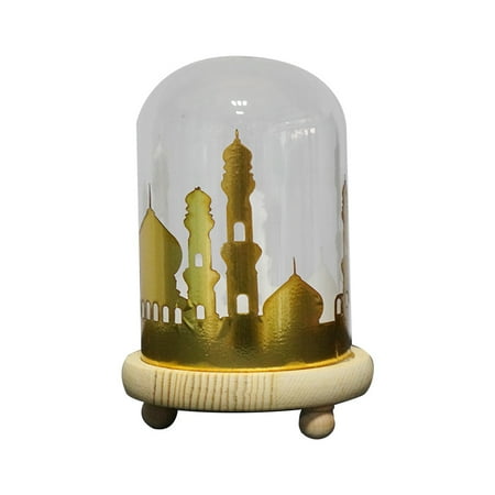 

for Creative EID Mubarak LED Night Light Ramadan Table Desk Lamp Muslim Party Decor