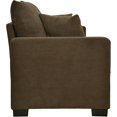 thumbnail image 5 of 69" 2 Seater Loveseat Sofa, Chenille Comfy Upholstered Small Couch with 2 Throw Pillows for Living Room, Apartment, Office (Coffee), 5 of 9