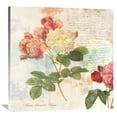 thumbnail image 1 of Global Gallery Eric Chestier,'Redoute's Roses 2.0 I' Stretched Canvas Artwork, 1 of 3