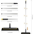 thumbnail image 4 of Eyliden Adjustable Floor Squeegee with 13.4 in Blade, 51 in Extendable Pole for Bathroom, Black, 4 of 4