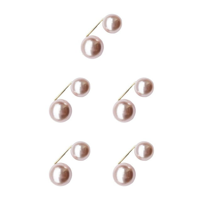 QualitChoice Broche Robe Style Simple Accessoire Mode Femme Bijoux Cadeau Chandail Perle Cardigan Clip Type 8 5Ensemble