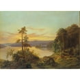 thumbnail image 2 of Charles XV of Sweden 14x11 Gold Ornate Wood Frame and Double Matted Museum Art Print Titled - View of Ulriksdal (1868), 2 of 4