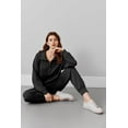 thumbnail image 5 of Weardear Women 2 Piece Sets Long Sleeve Tracksuit Fall Travel Outfits Joggers Sets Half Zip Sweatsuit Matching Set, 5 of 7