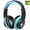 Black, variant on Seenda Child's Built-in Microphone Bluetooth Over-Ear Headphones, Pink & Wine