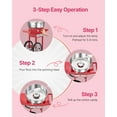 thumbnail image 4 of VEVOR Electric Cotton Candy Machine with Cart, 1000W Commercial Candy Floss Maker with 20.5 in Stainless Steel Bowl, Sugar Scoop, and Drawer, Easy to Use, for Home, Kids Birthday, Family Party, Red, 4 of 9