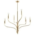 thumbnail image 5 of 52673CPZ Kichler Lighting Livadia - 6 Light Chandelier-33 Inches Tall and 36.25 Inches Wide-Champagne Bronze Finish, 5 of 7