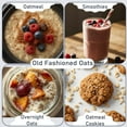 thumbnail image 6 of Great River Milling Organic Old Fashioned Rolled Oats  Gluten Free Whole Grain, USDA Organic, Non-GMO, Kosher  Hearty Texture for Oatmeal, Granola, Cookies, Baking & Meal Prep  5 Lb, 6 of 9