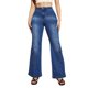 thumbnail image 1 of Gibobby Jeans Pantalones de mujer Pantalones vaqueros de mujer elásticos rasgados sueltos de pierna recta pantalones de mezclilla(Azul,X-CH), 1 of 4