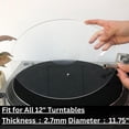 thumbnail image 2 of Clear Acrylic Turntable Mat, 11.75” Platter Slipmat for 12'' Vinyl Record Player, Antistatic and Noise-Reducing to Enhanced Tighter Bass Quality, Record Player Mat, 2 of 6
