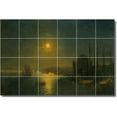 thumbnail image 1 of Ceramic Tile Mural-Ivan Aivazovsky Waterfront Painting 227. 36" w x 24" h using (24) 6 x 6 ceramic tiles, 1 of 3