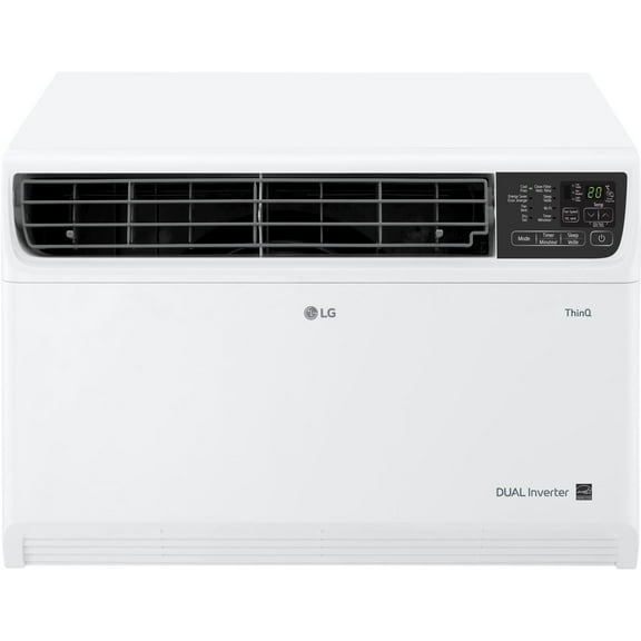 LG 14,000 BTU 700 Sq. ft 115-Volt New Window Air Conditioner with Wi-Fi and Remote, White, LW1522IVSM