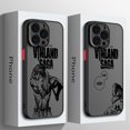 thumbnail image 4 of VINLAND-funda de teléfono SAGA Thorfinn para Apple, carcasa translúcida mate para iPhone 15, 14, 13, 12, 11, XS, Mini Pro Max, 8, XR, X, 4 of 5