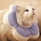 thumbnail image 5 of Collar ajustable de recuperación para gatos, suave, lindo cono de cuello con cuello en E para mascotas después de la cirugía, cono protector para curación de heridas, apto para gatitos y perros, 5 of 6