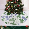 thumbnail image 6 of Coolnut Lucky Clover Christmas Tree Skirt 36", St. Patrick's Day Tree Skirt Double Layers Polyester Easter Tree Skirt for St. Patrick's Day Holiday Party Decoration, 6 of 6